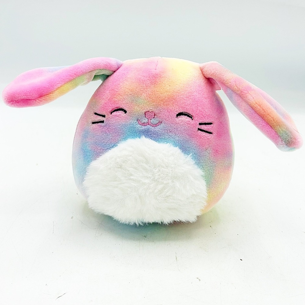 Candy the Tie Dye Easter Bunny Squishmallow Kelly Toys 4" Plush 2020